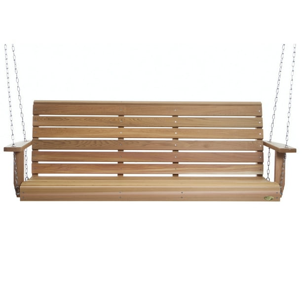 All Things Cedar 5' Porch Swing & Comfort Swing Springs