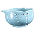 thumbnail image 3 of Rallador de de cerámica, cuenco para pasta de , utensilio de cocina decorativo y fácil de usar, herramienta de cocina para restaurantes de con Azul, 3 of 6