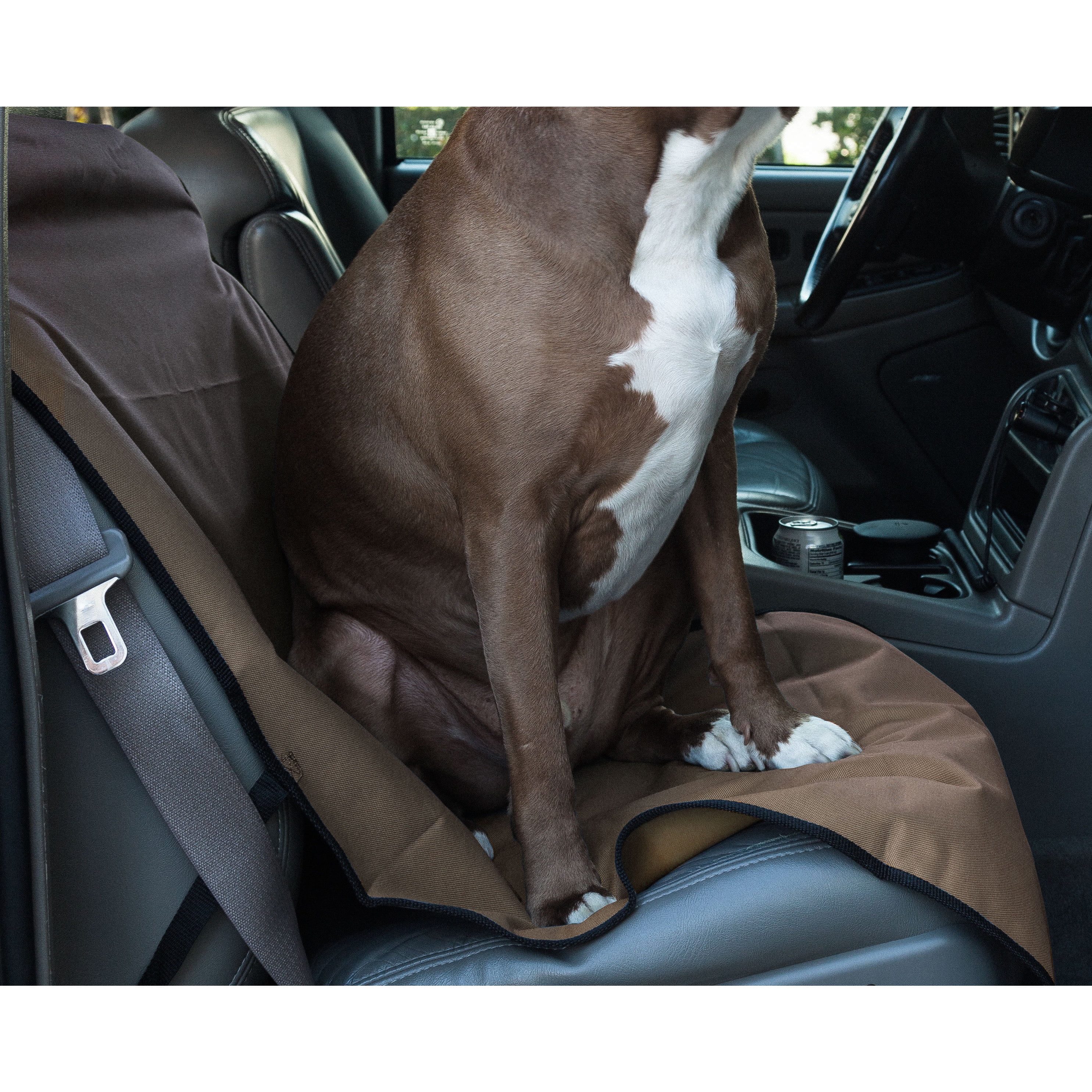 Majestic Pet | Bucket Seat Cover for Dogs and Cats, Universal fit for Cars, Trucks and SUVs, Waterproof, Scratch Resistant, Tan