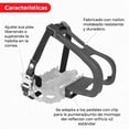 thumbnail image 3 of Par De Tocles Con Correas Para Pedal Spinning Wellgo Genérico Spinning, 3 of 5