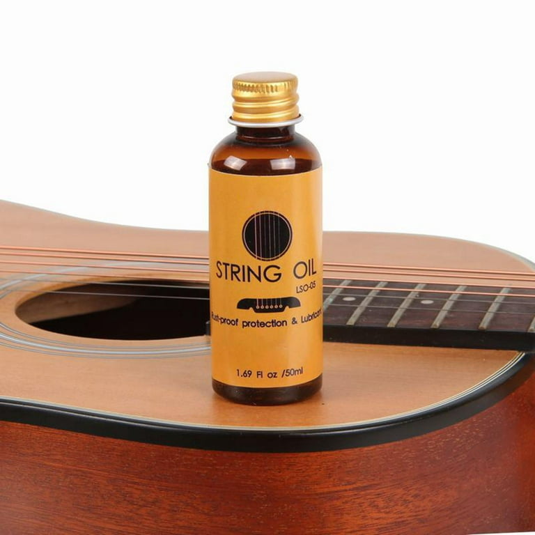 String Cleaning Products,50ml Lemon Essential Oil Guitar String Oil,Guitar  String Cleaner and Lubricant oil,Guitar Fretboard Oil Extends Fretboard  Life,Guitar Accessories Conditions to Resist 