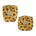 thumbnail image 6 of ZUXONGSY Sunflower Cat Desk Chair Cover 2 Pack Computer Chair Seat Cushion Cover Stretch Rotating Chair Slipcover Stain Resistant Backrest Slipcovers for Student Office Worker, 6 of 7