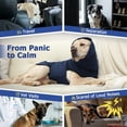 thumbnail image 5 of HQREA Dog Anxiety Vest with Hood Sleeveless Pet Shirt Calming Shirt Jacket for Large Dogs, 5 of 8