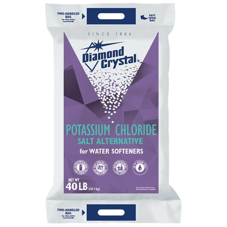 Diamond Crystal® Potassium Chloride Salt Alternative for Water Softeners 40 lb.