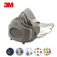 thumbnail image 1 of Mascarilla protectora Irfora 3M 3200 Máscara de polvo Respirador Media cara Máscara a prueba de polvo Anti Construcción industrial Polvo de niebla Niebla Seguridad Cartuchos de filtro de gas de algodó Irfora Mascarilla protectora, 1 of 7