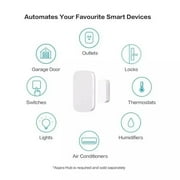 Aqara Zigbee Smart Door Window Sensor - Wireless Mini Contact Detector for Home Security, Compatible with Mijia Gateway, Apple HomeKit & Mijia App
