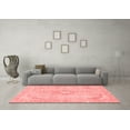 thumbnail image 3 of Ahgly Company Machine Washable Indoor Rectangle Abstract Red Modern Area Rugs, 8' x 12', 3 of 4