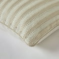 thumbnail image 6 of Mainstays by Becky G. & Alejandra Oblong Decorative Pillow, Beige Cabana Stripe, 14" x 20", 6 of 7