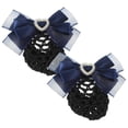 thumbnail image 4 of PAMINGONO 2Pcs Hairnet Hair Clip Bow Shape for Women Hair Accessory, 4 of 8