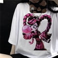 thumbnail image 3 of Camiseta Mujer Manga Corta Con Estampado NiñA Dibujos Animados Estilo GóTicopangjing, 3 of 4