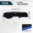 thumbnail image 6 of Unique Bargains Dash Cover for Honda Insight Non-Slip | Center Console Dashboard Cover Mat Black Blue 1 Pcs, 6 of 7
