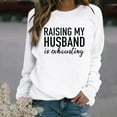 thumbnail image 2 of Fashion Women's Casual Long Sleeve Printed Ladies Sweatshirts Thin Velvet Tops, 2 of 6