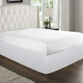 thumbnail image 6 of Cotton Blended Quilted White Queen Bed Skirt, Ruffle 14" Drop, 6 of 11