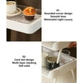 thumbnail image 3 of Estante para platos, soporte para platos, bandeja multifuncional plegable, olla caliente para verduras, vasos para comida, platos, estante de Almacenamiento y organización del hogar 1 pieza grande Inteprter HA063699-02B, 3 of 6