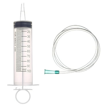 XIRQI Syringe Large Syringes Reusable Pump Measuring with Scale Syringe with Tube