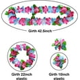 thumbnail image 7 of 48PCS Hawaiian Leis Set, Tropical Flowers Necklaces Headbands and Wristbands for Beach Hawaii Luau Party Favors Decoration Birthday Party Supplies, 7 of 7