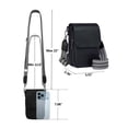 thumbnail image 6 of LAVA Small Crossbody Bags for Women Trendy, Multi Pocket PU Leather Casual Cell Phone Purse Wallet Handbags with Card Slots & Ajustable Strap, 6 of 7