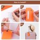 thumbnail image 2 of Etiquetas para equipaje de 2 piezas, juego de etiquetas de identificación para maletas, etiquetas para bolsos, accesorios de viaje para equipaje facturado, equipaje de mano y bolsos Naranja, 2 of 5
