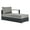 Gray, variant on Pemberly Row Modular Right-Facing Chaise Lounge in Gray White