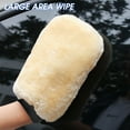 thumbnail image 3 of Mightlink 1Pc Car Cleaning Glove Double-sided Fleece Large Palm Scratch-Free Good Water Absorption Lint-free Car Cleaning Accessories Car Fleeced Washing Mittens for Automobile, 3 of 7