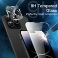 thumbnail image 5 of JETech 5 in 1 Magnetic Case for iPhone 14 Pro 6.1-Inch with 2-Pack Tempered Glass Screen Protector and Camera Lens Protector, Compatible with MagSafe, Shockproof Bumper Phone Cover (Black), 5 of 7