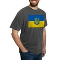 thumbnail image 4 of CafePress - Ukrainian Flag - Mens Comfort Colors Shirt, 4 of 5