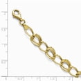 thumbnail image 2 of Leslie's Real 10kt Yellow Gold Flat Curb Link Bracelet; 7 inch; Lobster (Fancy) Clasp; for Adults and Teens; for Women and Men, 2 of 2