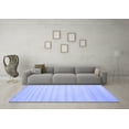 thumbnail image 3 of Ahgly Company Indoor Rectangle Solid Blue Modern Area Rugs, 2' x 4', 3 of 4