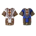 thumbnail image 1 of Paquete De 2 Camisas Dashiki Para Hombre, Ropa Colorida Con Estampado De Bordado Africano, Caftán Soledad vestidos africanos para mujeres, 1 of 10