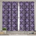 thumbnail image 2 of Ambesonne Purple Valance & Curtain, Celtic Knot Art, 55"x30", Violet Lilac, 2 of 6