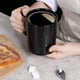 thumbnail image 3 of 12 Oz Extra Large Ceramic Coffee Mug, Classic Porcelain Super Big Tea Cup With Handle For Office And Home, Black, 3 of 5