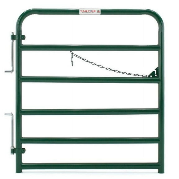 Tarter Farm & Ranch B2690808 Bullmax Round Corner Gate - 4 ft. - Green