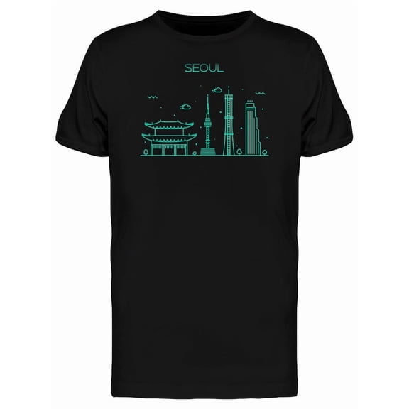 Green Seoul Skyline Tee Men's -Image by Shutterstock