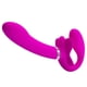 thumbnail image 1 of Consolador sin tirantes con correa, masturbador femenino, consolador de mariposa doble para estimulación del clítoris del punto G, sexo adulto, 1 of 8