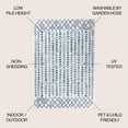 thumbnail image 4 of JONATHAN Y SANTA MONICA 4 x 6 Area Rug, Tokay Bohemian Geometric - Ivory/Blue, SMB132B-4, 4 of 8