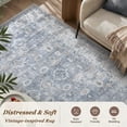 thumbnail image 4 of SIXHOME Rugs for Living Room Washable 9x12 Area Rugs Oriental Carpet Traditional Bedroom Dining Room Throw Rug Non Slip Vintage Foldable Distressed Print Neutral Indoor Rug Blue, 4 of 6