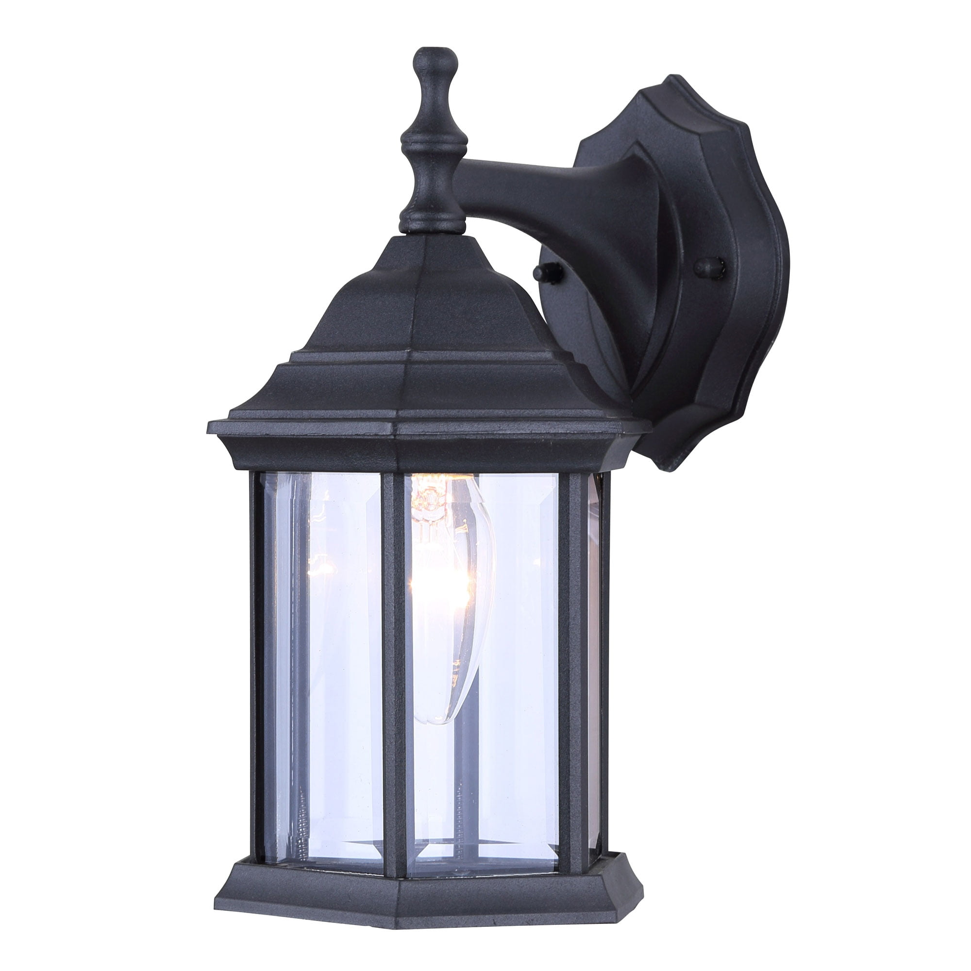 large black exterior light fixtures