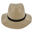 thumbnail image 2 of Walrus Hats Endeavour Camel Wool Felt Fedora - Floppy Brim Hat for Men & Women - 100% Australian Wool with Stylish Ribbon Band, 2 of 6