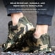 thumbnail image 4 of Qarigey 2 uds zapatos de seguridad de goma para hombre-punta de acero transpirable y duradero trabajo antideslizante y antiabrasión camuflaje Calzado camuflaje 38.1, 4 of 6