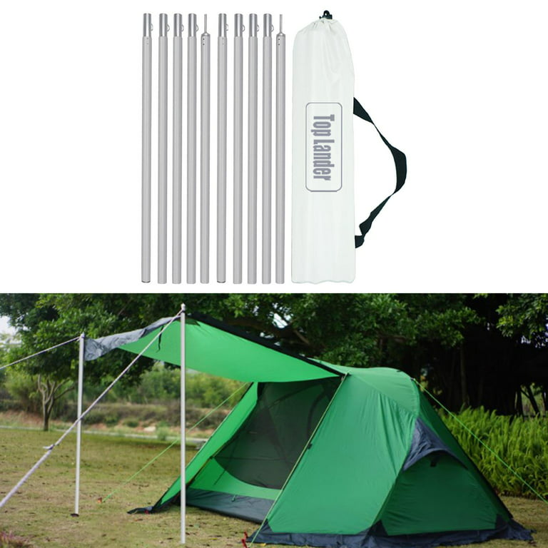 Mus rigtig meget bemærkning Tent Pole, Aluminum Alloy Camping Canopy Support Pole, for Tarp Canopy  Awning Shelter, Outdoor Camping Accessories - without without ball head -  Walmart.com