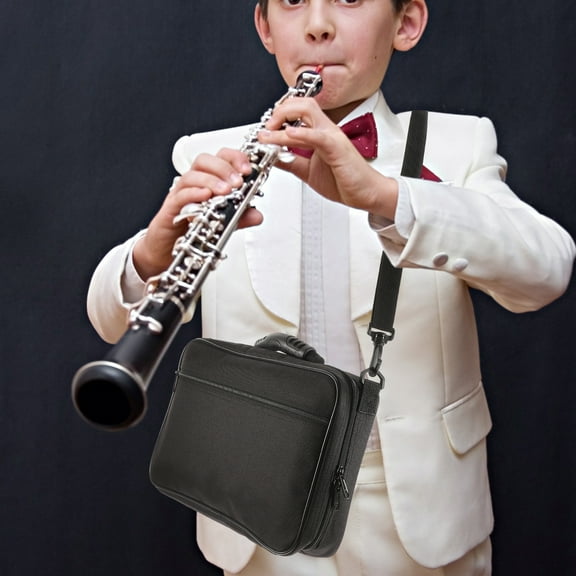 Stri 1 Set of Portable Oboe Cases and Bags Oboe Backpack Cases and Bags (Black)