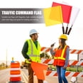 thumbnail image 4 of 3Pcs Multi-function Field Events Referee Flags Handheld Racing Flags Road Signal Flags, 4 of 6