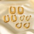 thumbnail image 2 of Pendientes De Acero De Titanio 18 Quilates Inoxidable, 2 of 4
