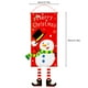 thumbnail image 3 of 115x40cm Feliz Navidad decoración para el hogar Noel 2020 Navidad guirnalda adornos Navidad Feliz Año Nuevo decoración puerta delantera Banner Kits de decoración para fiestas muñeco de nieve Advancent HA001182-05, 3 of 6