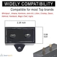thumbnail image 2 of Relé de arranque y condensador del compresor del refrigerador W10613606, 2 of 7