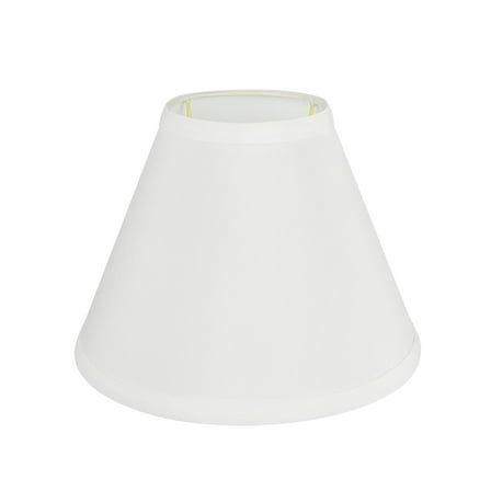Aspen Creative 58762 Transitional Hardback Empire Shape UNO Construction Lamp Shade in White, 11" Wide (4" x 11" x 7")