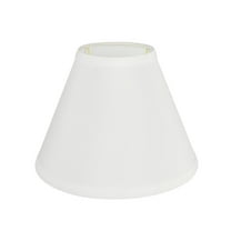 Aspen Creative 58762 Transitional Hardback Empire Shape UNO Construction Lamp Shade in White, 11" Wide (4" x 11" x 7")