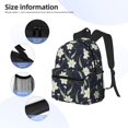 thumbnail image 3 of Disketp Lilies Flowers Mochila Ligera Clásica con Múltiples Bolsillos, Mochila Casual para Hombre y Mujer, Ideal para Escuela, Trabajo y Viajes, 3 of 6