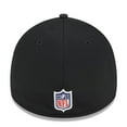 thumbnail image 4 of Men's New Era Black Pittsburgh Steelers 2023 NFL Training Camp 39THIRTY Flex Hat, 4 of 6