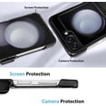 thumbnail image 5 of for Samsung Galaxy Z Flip 5 Case Plating Frame Electroplate Clear Luxury Elegant Case Camera Protector Soft TPU Shockproof Protective 3 PCS Anti-Skid Galaxy Z Flip 5 Case -Black, 5 of 12